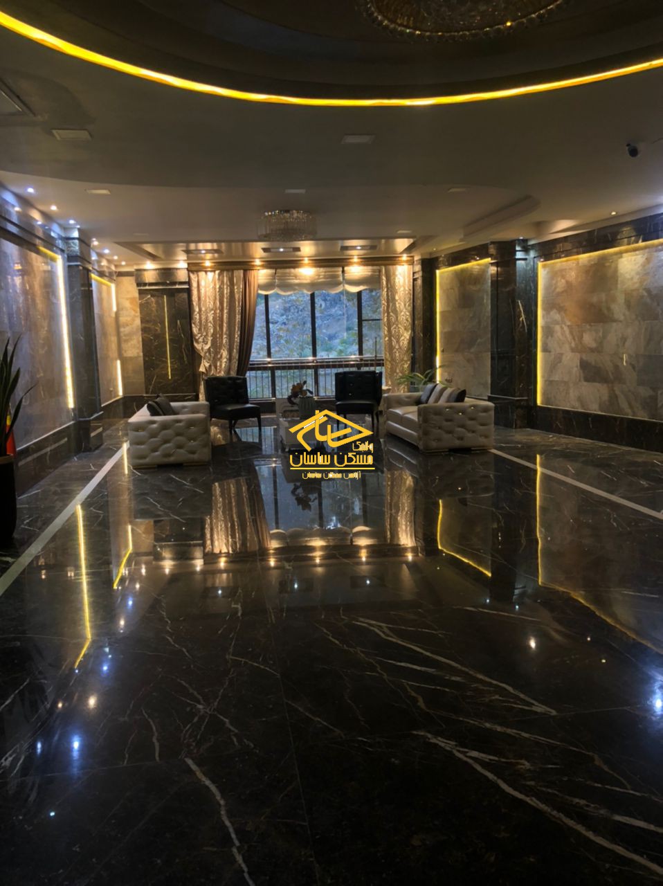 خريد آپارتمان در اوين ١٠٥ متر ٢ خواب خوش نقشه ويو ابدي در برج ديبا