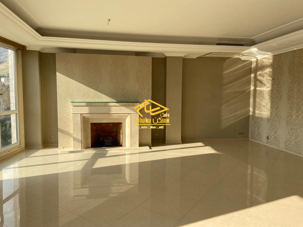 اجاره آپارتمان 200 متری 3 خواب خوش نقشه تکواحدی ویو بی نظیر کوهستان آشپزخانه فرنیش بوش طبقات بالا در جمشیدیه