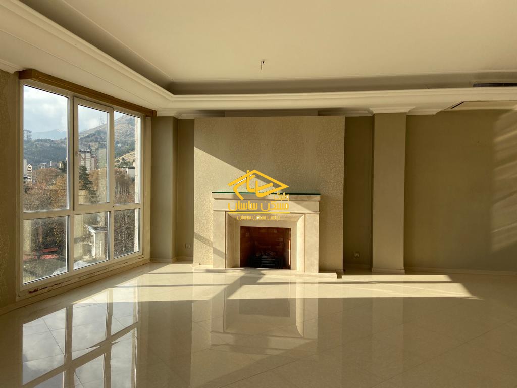 اجاره آپارتمان 200 متری 3 خواب خوش نقشه تکواحدی ویو بی نظیر کوهستان آشپزخانه فرنیش بوش طبقات بالا در جمشیدیه