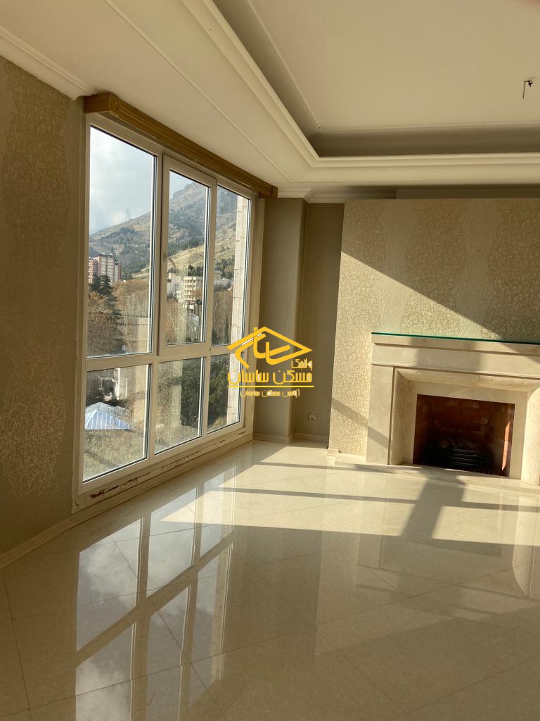 اجاره آپارتمان 200 متری 3 خواب خوش نقشه تکواحدی ویو بی نظیر کوهستان آشپزخانه فرنیش بوش طبقات بالا در جمشیدیه