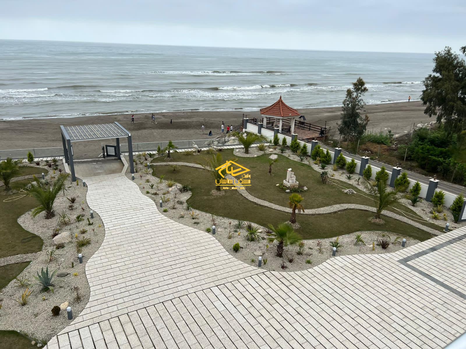 خريد ويلا در مازندران ٨٠٠ متر بنا تريبلكس ٥ خواب سوپرلوكس مدرن در ٢٢٠٠ متر زمين مشجر با ويو دريا در چلندر