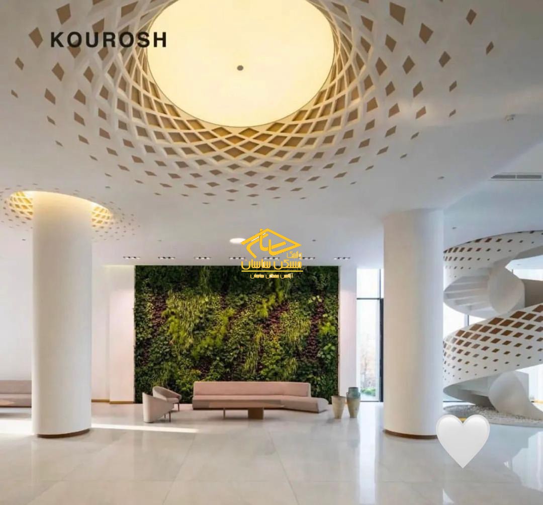 اجاره آپارتمان در درکه 110 متر 2 خواب خوش نقشه فول امکانات طبقات بالا چشم انداز زیبا در برج باغ کوروش