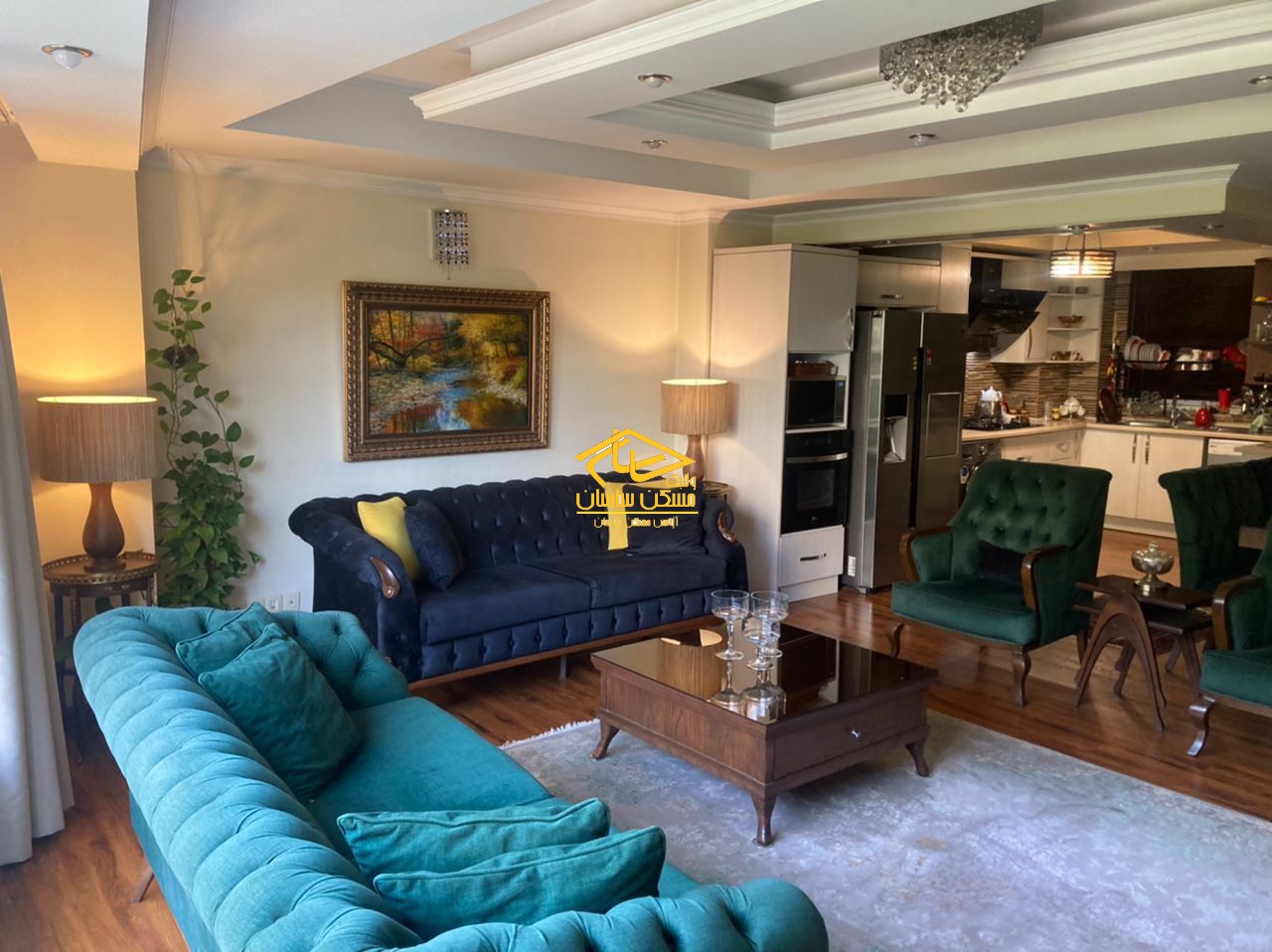 خريد آپارتمان در اوين ١٥٠ متر ٣ خواب ٢ خواب مستر بازسازي شده دسترسي عالي در خيابان اعرابي