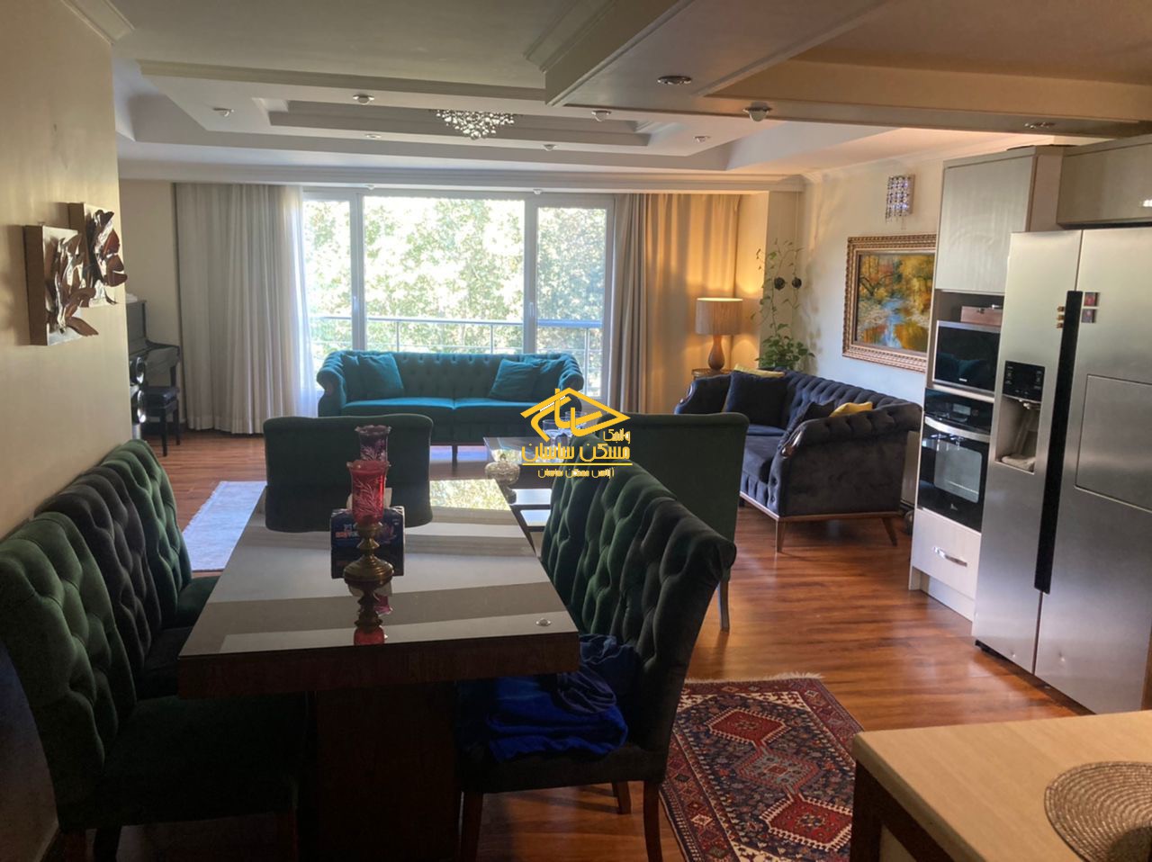 خريد آپارتمان در اوين ١٥٠ متر ٣ خواب ٢ خواب مستر بازسازي شده دسترسي عالي در خيابان اعرابي